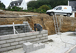 Réalisation des fondations à Bionville-sur-Nied